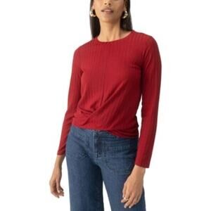 $74 New Sanctuary Women’s It Girl ribbed Top - Red - Small